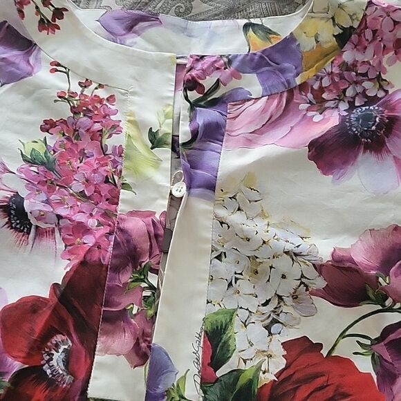 Floral Print Long Sleeve Dress - Picture 7 of 11